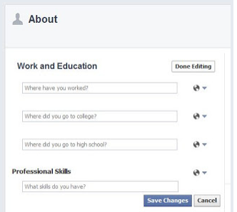 facebook skills
