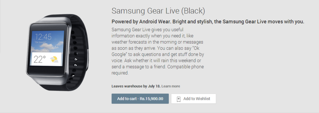 Samsung Gear Live