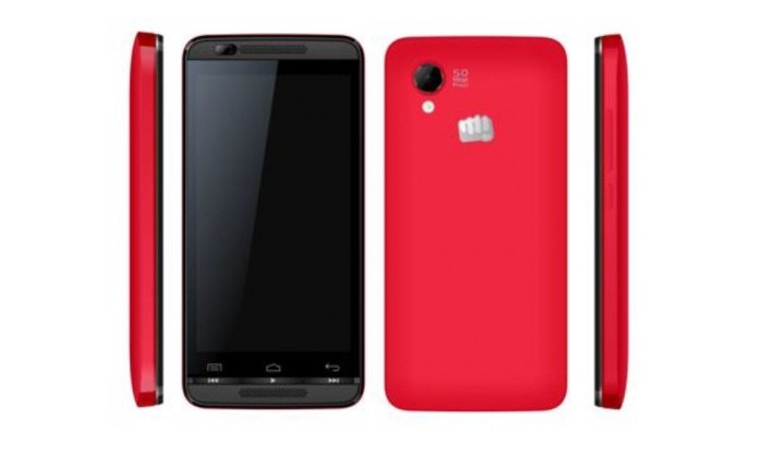 micromax dual speaker mobile