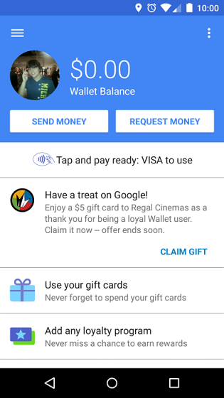 Google Wallet Treat