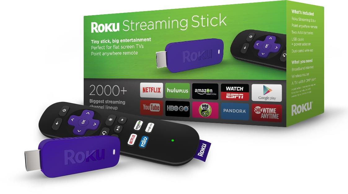 roku stick streaming smart box turn usb remote power channel similar extra digital