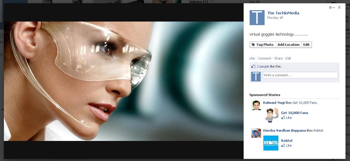 Facebook’s new photo viewer, copy of Google+