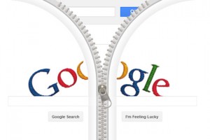 Google’s zipper doodle, tribute to zipper man Sundback
