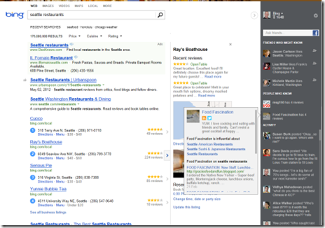 Bing gets new design, three column layout