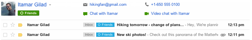 Google Announces Few Gmail Tweaks and Improved Google+ integration