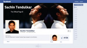 Sachin Tendulkar Joins Facebook