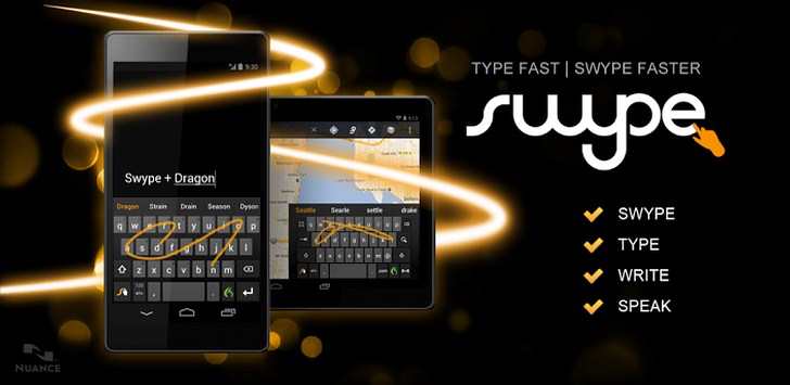 Swype keyboard App Now available in Google Play for $0.99