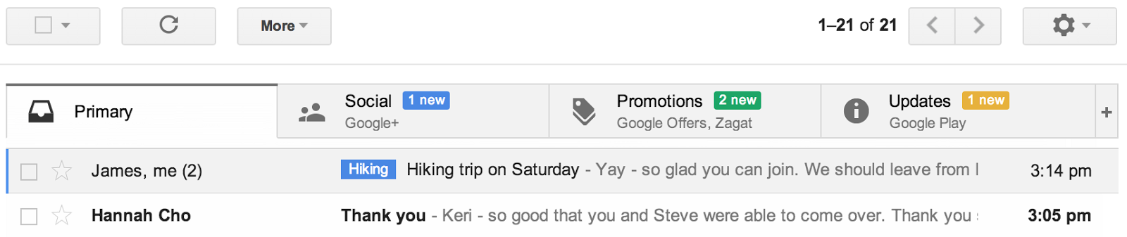 Gmail Gets New Tabbed Inbox