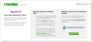Yahoo Acquires Another Startup Rondee and Shuts It Down