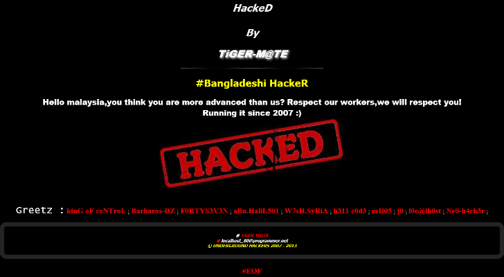 Official Microsoft Malaysia Website Hacked