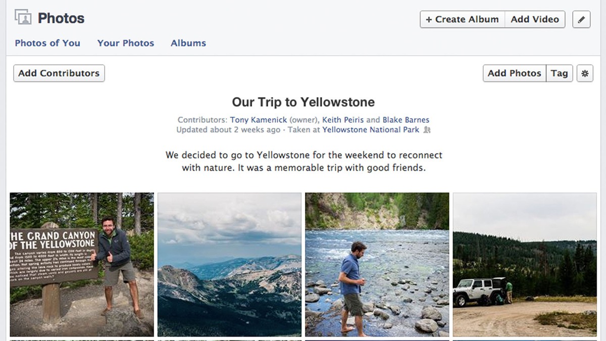 Facebook Announces Shared Photo Albums