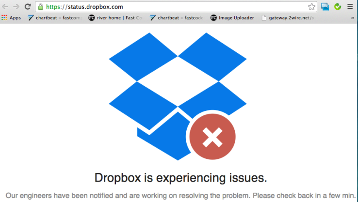 Dropbox Was Offline; Was it Hacked or false claims?