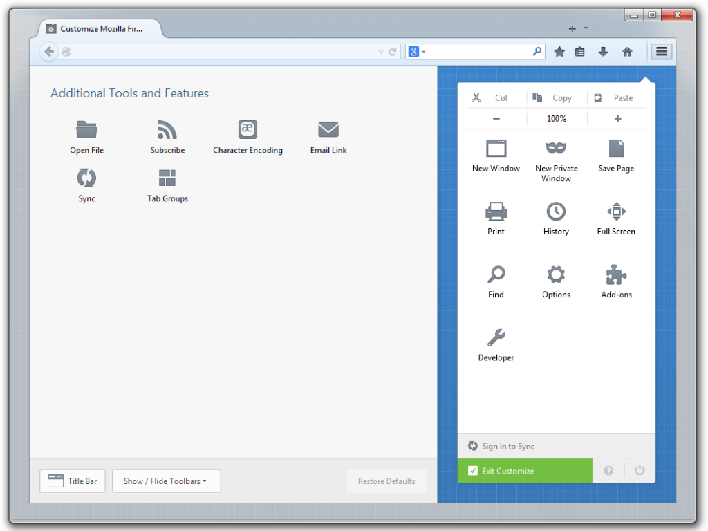 Firefox 29