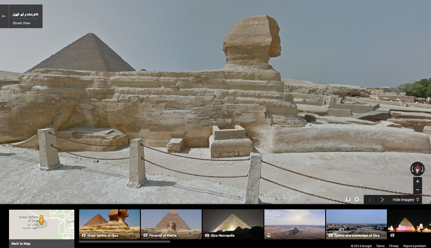 Google Street View Now Lets You Explore the Pyramids of Egypt