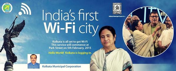 Kolkata Becomes India’s First WiFi Metro City
