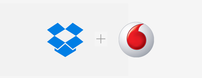 Dropbox and Vodafone partnered to offer customers 25GB free storage