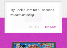 Google’s new mobile ads lets you try an app for 60 seconds without downloading it