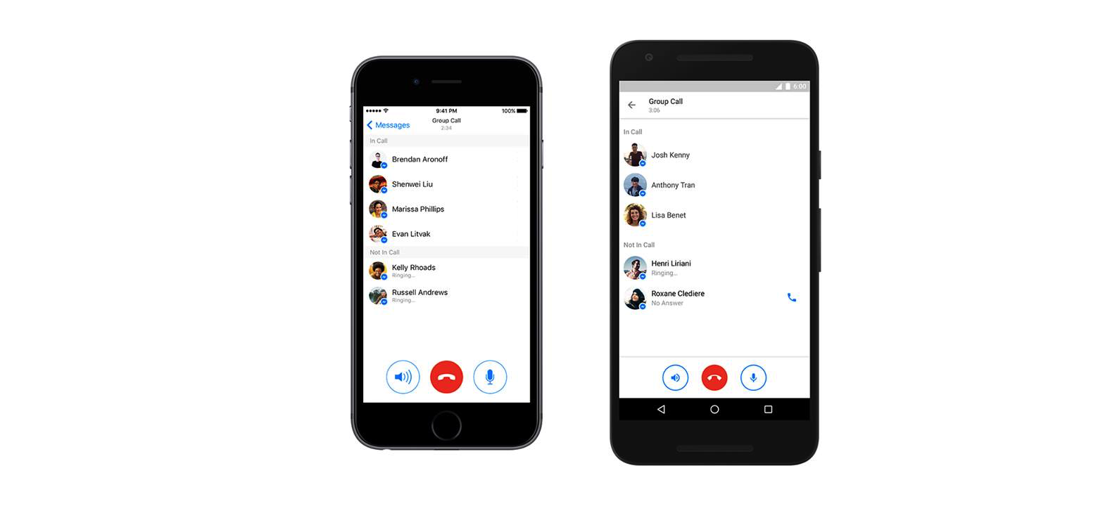Facebook Messenger brings group calling with up to 50 people