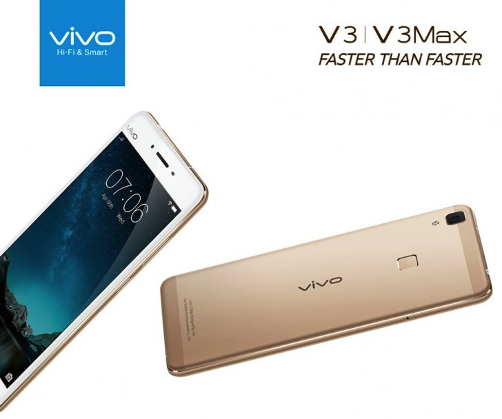 Vivo V3 and V3 Max selfie focused phones launched for Rs. 17980 and Rs. 23980