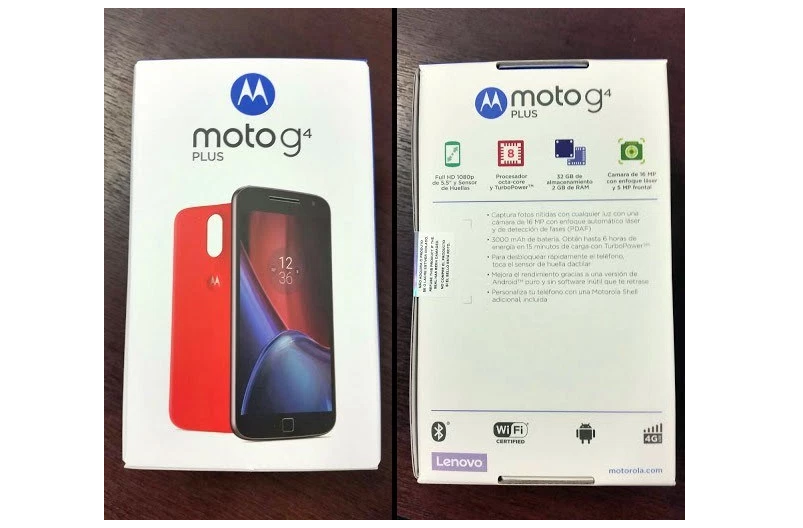 Moto G4 Plus Retail Box Leaked Ahead of official launch