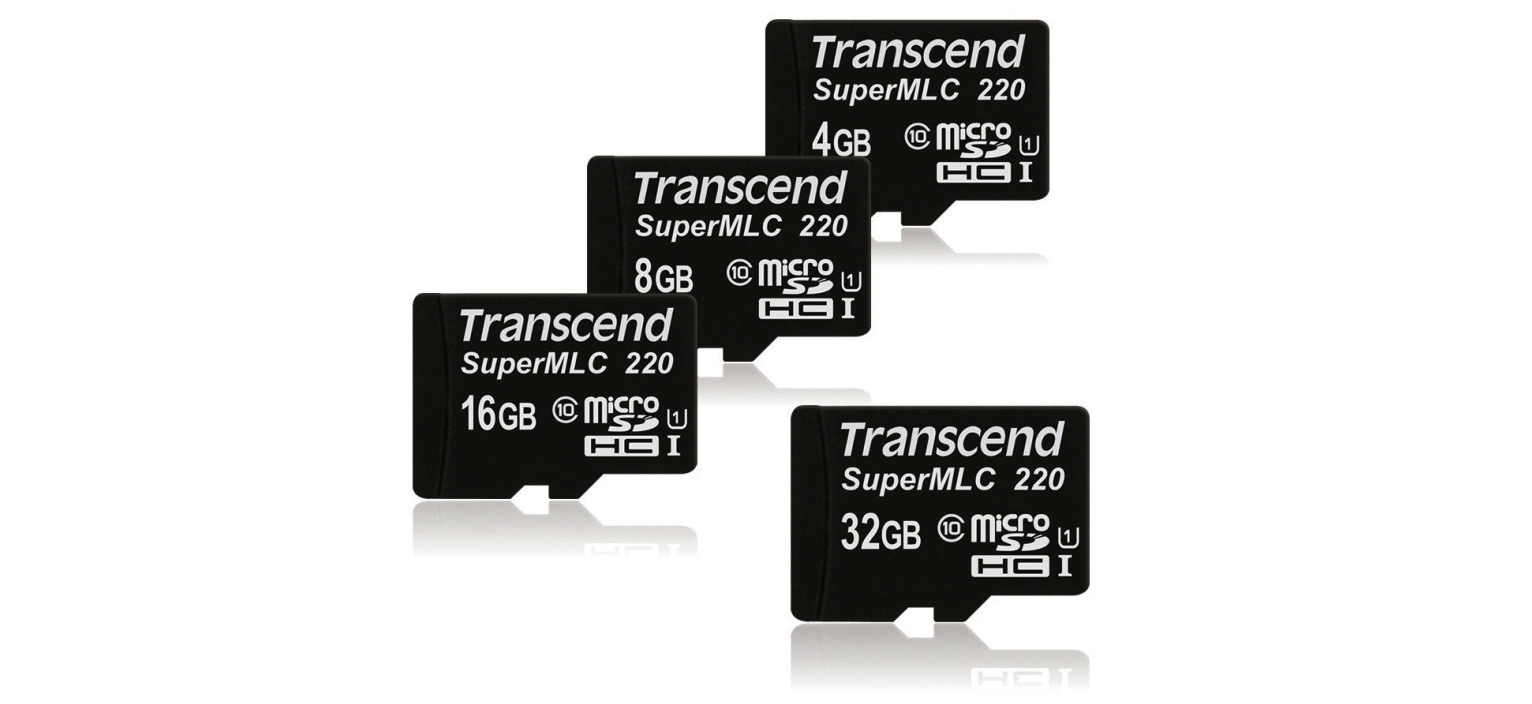 Transcend launched SuperMLC microSD Memory Cards