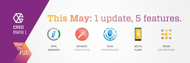 CREO’s Fuel OS Gets Data Manager, Selfie Flash and more features in first software update