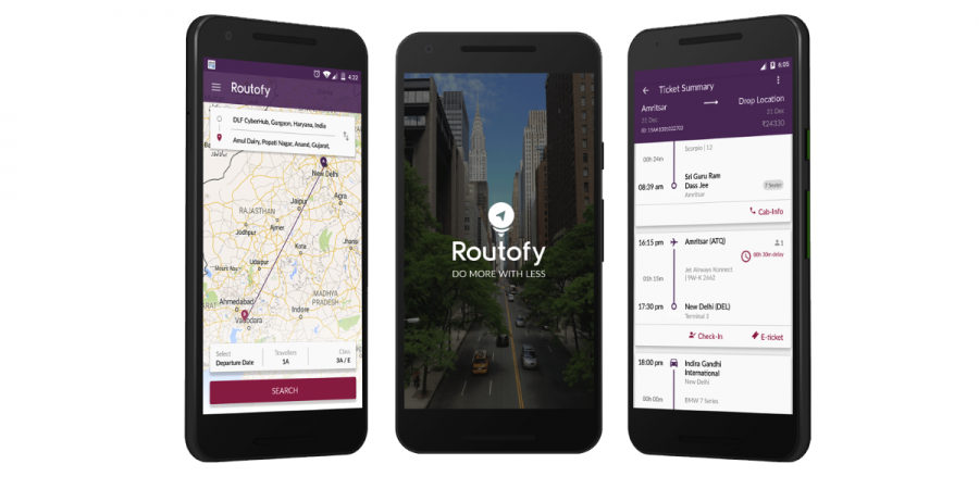 Routofy mobile app