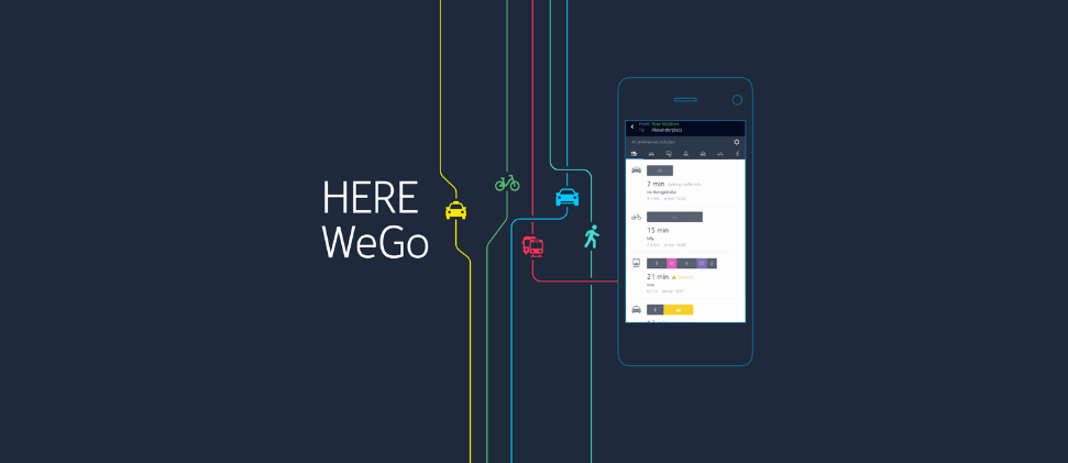 HERE Maps is now Here WeGo; Adds new features