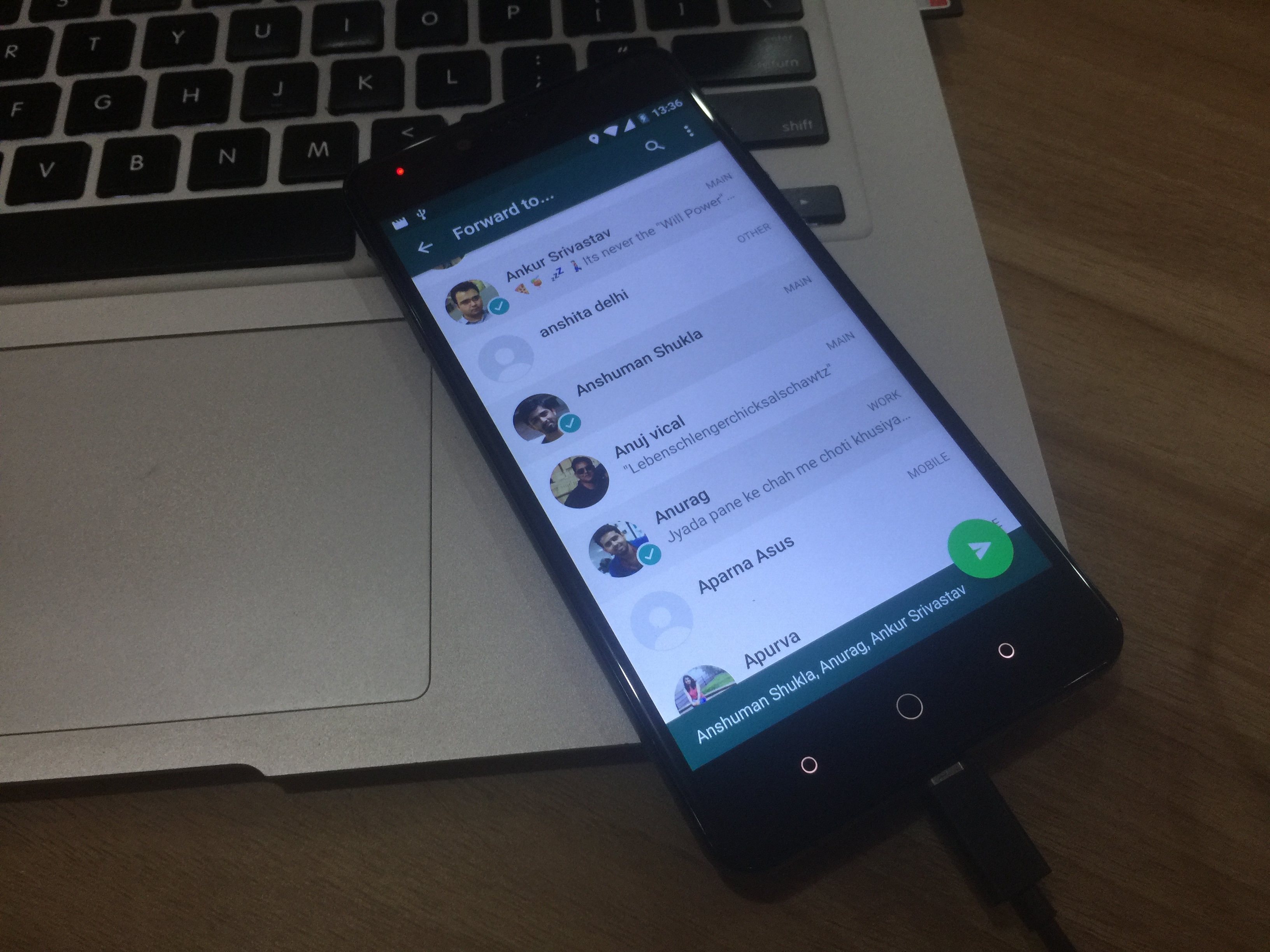 WhatsApp now shows frequent chats on top; lets you share and forward a message to multiple recipients