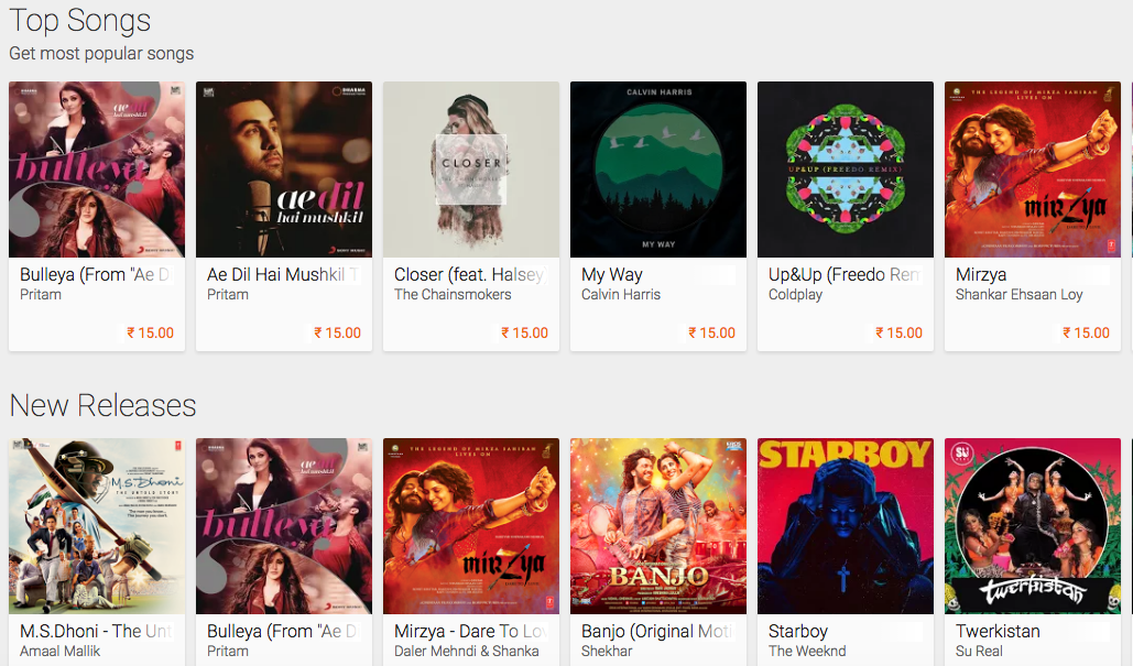 Google Play Gets Music Store in India
