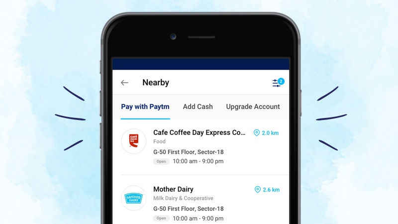 Paytm’s ‘Nearby’ feature helps you in finding merchants accepting Paytm near you