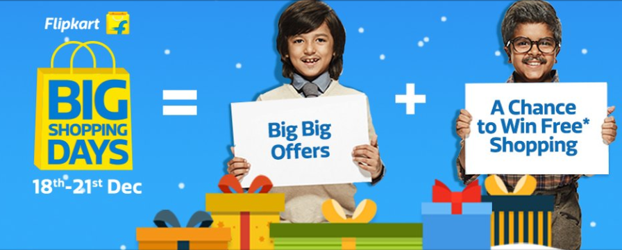 Best deals from Flipkart’s “Big Shopping Days (18-21 Dec)”