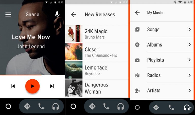 Gaana Music App gets Android Auto Support