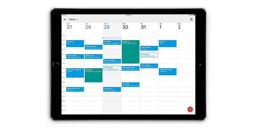 Google Calendar app is now available for iPad