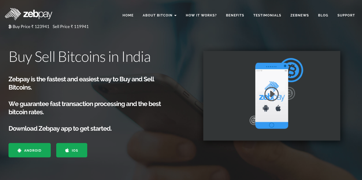 how to buy bitcoin in india zebpay