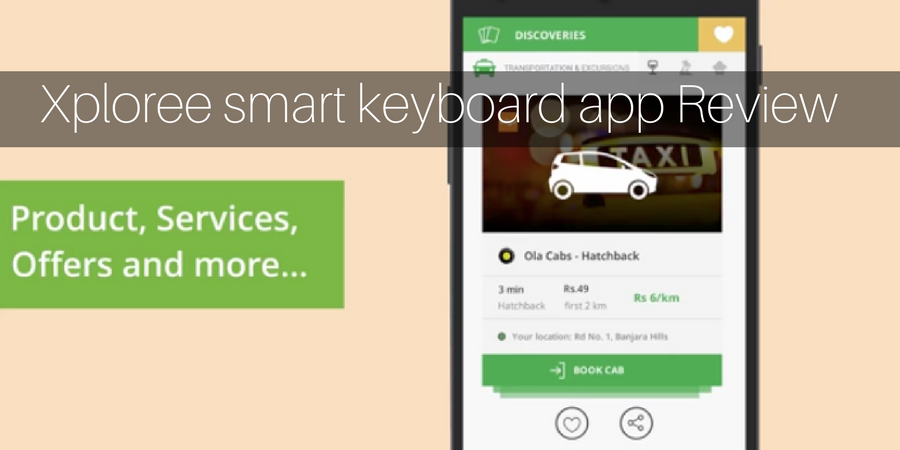 Xploree smart keyboard app
