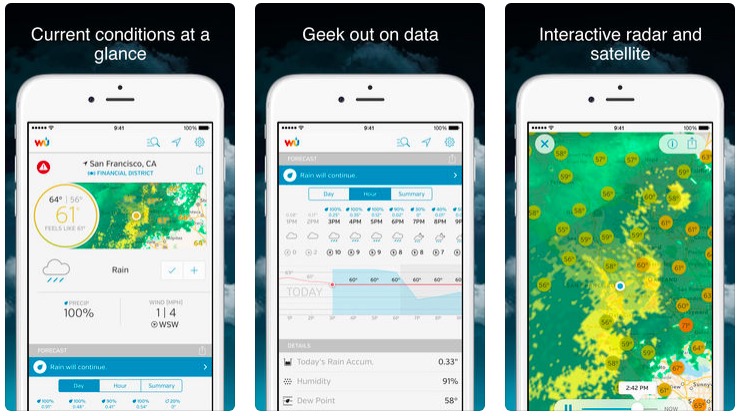 weather underground apps iphone