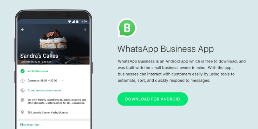 WhatsApp Business App Arrives for Android