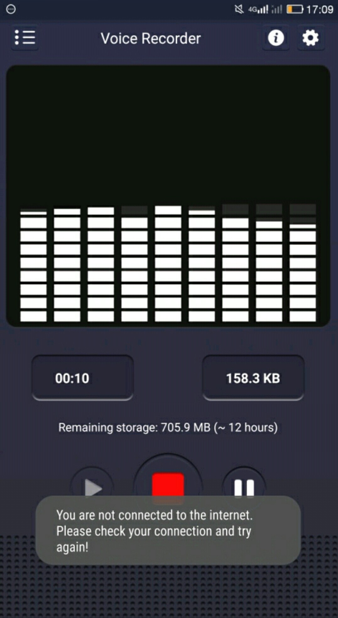 voice recorder with repeat function app