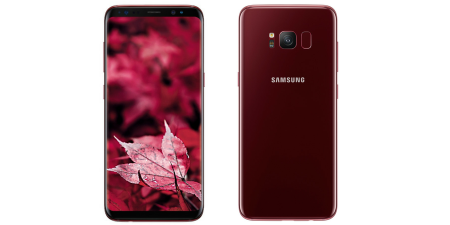 Galaxy S8 Burgundy Red
