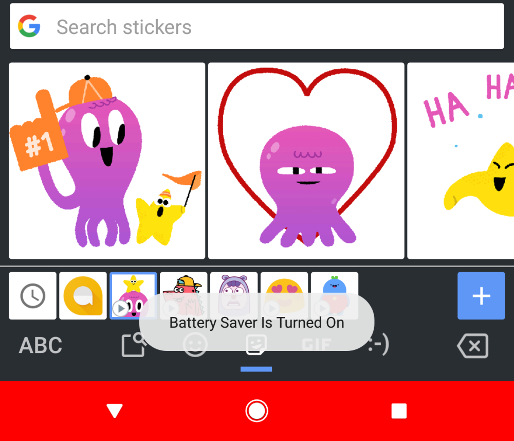gboard battery saver
