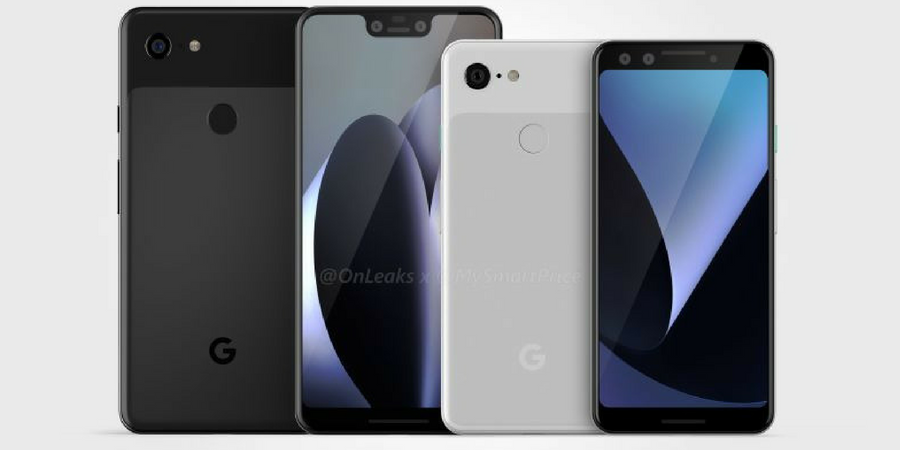 Google Pixel 3 and Pixel 3 XL Renders Leaked