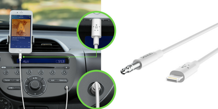 Audio Cable to Lightning Connector