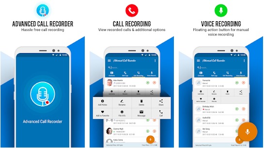 advanced call recorder gain