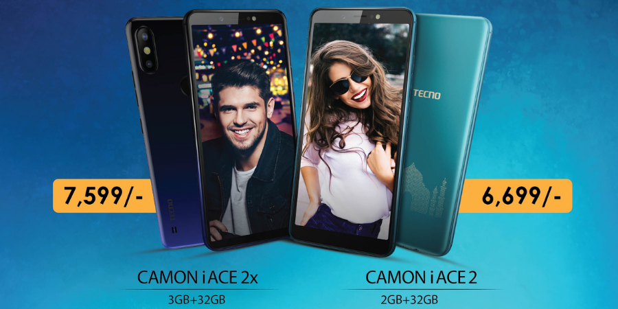 TECNO CAMON iACE2 and CAMON iACE2X launched in India starting at Rs. 6699