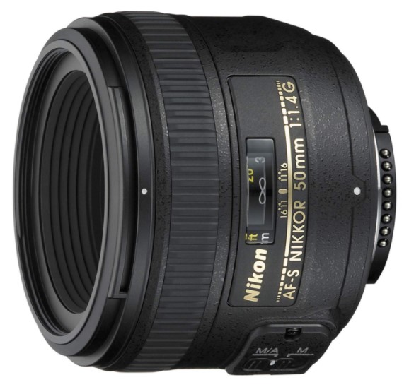 Nikon AF-S Nikkor 50mm f/1.4G Prime Lens for Nikon DSLR Camera