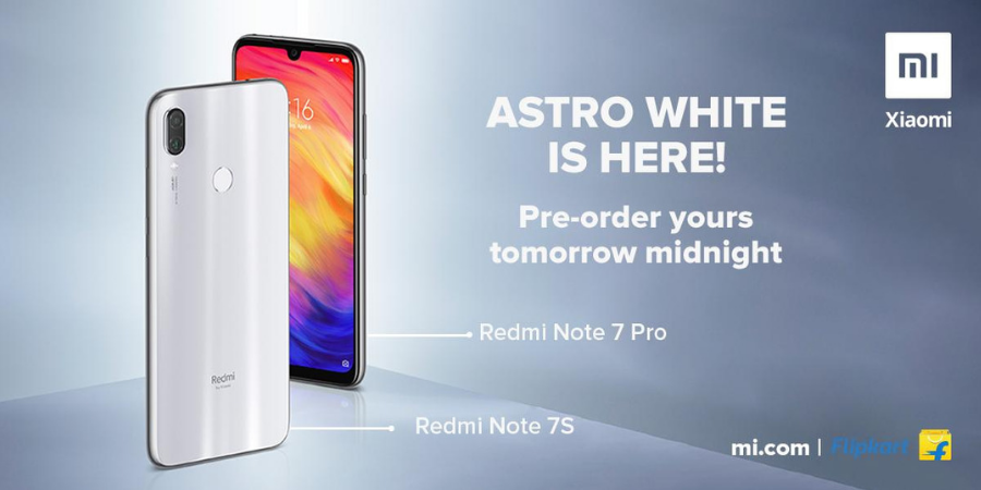 Astro White Edition of Redmi Note 7 Pro and Redmi Note 7S