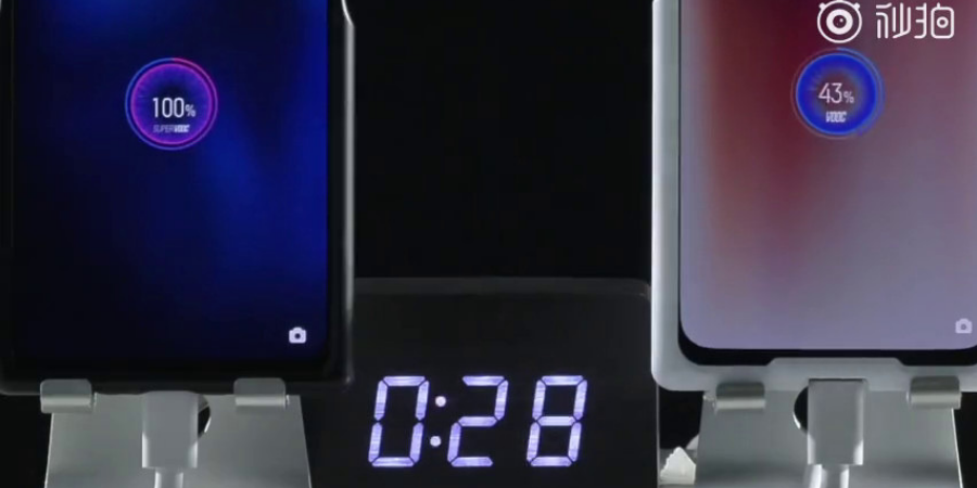 OPPO’s 65W SuperVOOC Flash Charge can charge 4000mAh battery in less than 30 minutes