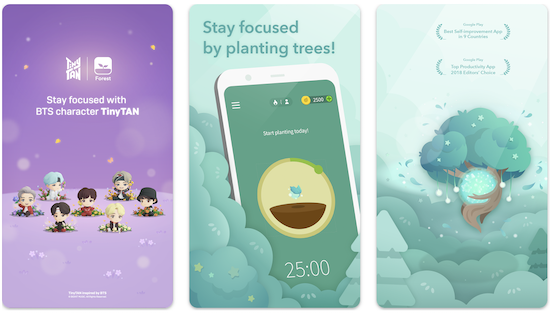 Forest: Time management app