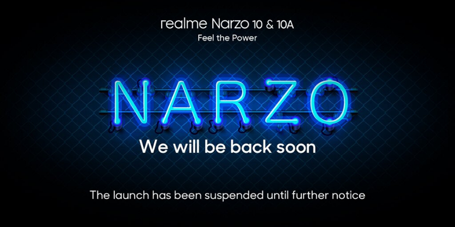 Realme postpones the launch of Narzo series again